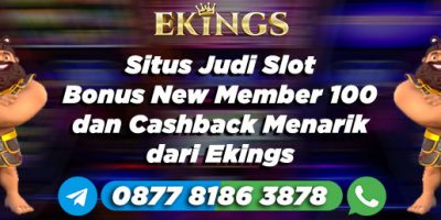 Situs Judi Slot Bonus New Member 100