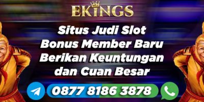 Situs Judi Slot Bonus Member Baru