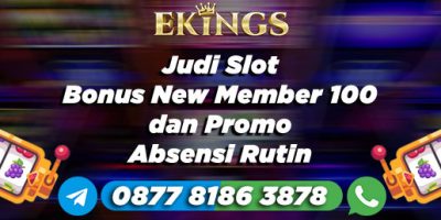 Judi Slot Bonus New Member 100