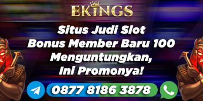 Situs Judi Slot Bonus Member Baru 100