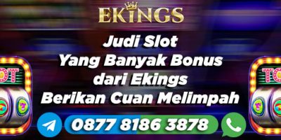 Judi Slot Yang Banyak Bonus