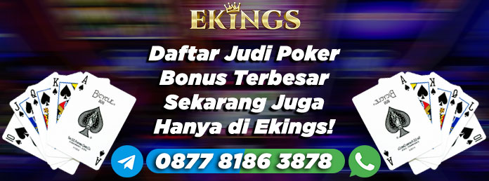 Daftar Judi Poker Bonus Terbesar