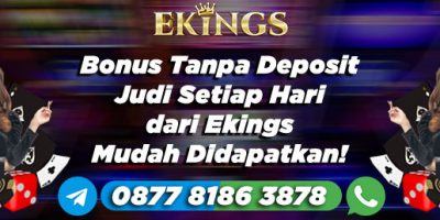 Bonus Tanpa Deposit Judi - Ekings