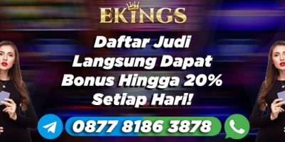 Daftar Judi Langsung Dapat Bonus - Ekings