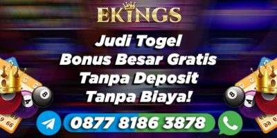 Judi Togel Bonus Besar - Ekings