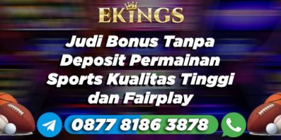 Judi Bonus Tanpa Deposit