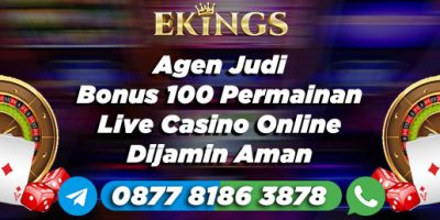 Agen Judi Bonus 100 - Ekings