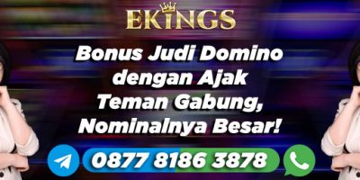 Bonus Judi Domino - Ekings