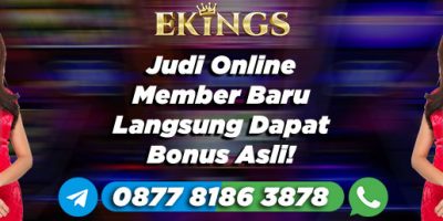 Judi Online Member Baru Langsung Dapat Bonus - Ekings