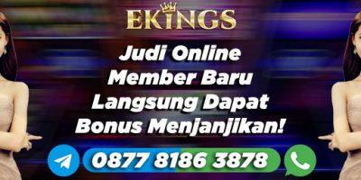 Judi Online Member Baru Langsung Dapat Bonus - Ekings