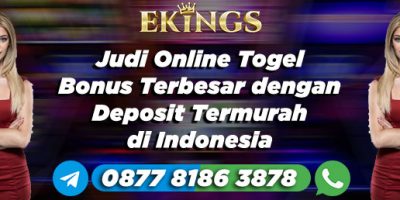 Judi Online Togel Bonus Terbesar - Ekings