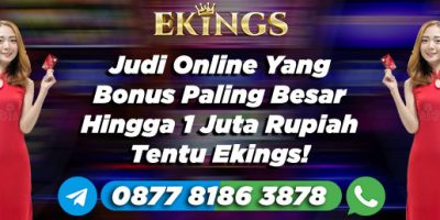 Judi Online Yang Bonus Paling Besar - Ekings