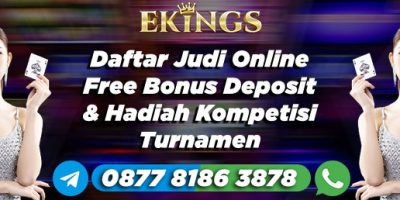 Daftar Judi Online Free Bonus Deposit - Ekings