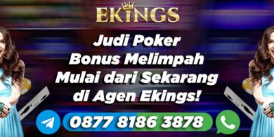 Judi Poker Bonus Melimpah - Ekings