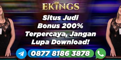 Situs Judi Bonus 200% - Ekings