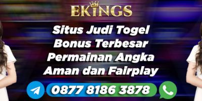 Situs Judi Togel Bonus Terbesar - Ekings