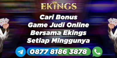 Cari Bonus Game Judi Online - Ekings