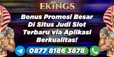 Bonus Promosi Besar Di Situs Judi Slot Terbaru - Ekings