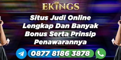 Situs Judi Online Lengkap Dan Banyak Bonus - Ekings