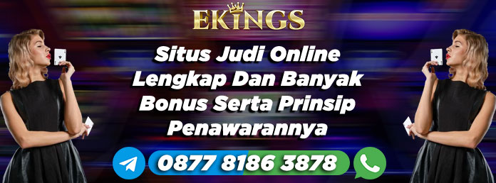 Situs Judi Online Lengkap Dan Banyak Bonus - Ekings