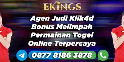 Agen Judi Klik4d Bonus Melimpah - Ekings