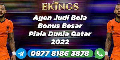 Agen Judi Bola Bonus Besar - Ekings