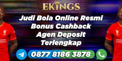 Judi Bola Online Resmi Bonus Cashback - Ekings