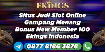 situs judi slot online gampang menang bonus - Ekings