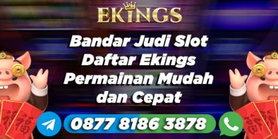 bandar judi slot - Ekings