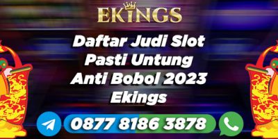 daftar judi slot - Ekings