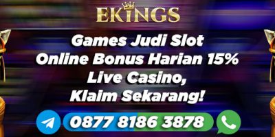 games judi slot online - Ekings