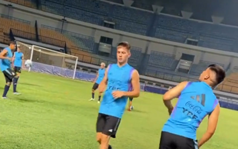 latihan timnas argentina piala dunia u17 - Ekings