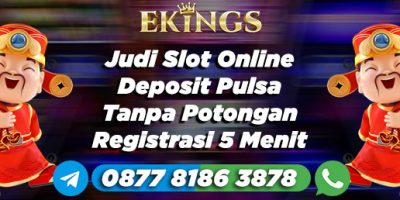 judi slot online deposit pulsa tanpa potongan - Ekings