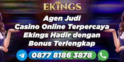 agen judi casino online terpercaya - Ekings